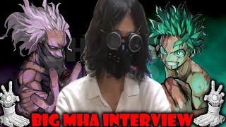 THE MOST IMPACTFUL INTERVIEW ABOUT MY HERO ACADEMIA [upl. by Ahsratal]