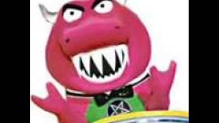 Re EVIL BARNEY BACKWARDS SONG Nonscary pictures [upl. by Luhey]