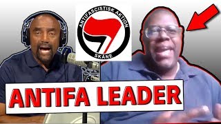 ANTIFA interview Daryle Lamont Jenkins vs Jesse Lee Peterson [upl. by Akselaw]