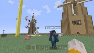 Minecraft Xbox  Speed Building Contest Doubles WiBallistic Squid  Part 2 [upl. by Balac780]