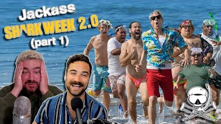 Jackass Shark Week 20 Part 1 Review Breakdown  Jackast A Jackass Podcast [upl. by Aicatan102]