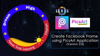 CREATE FB FRAME Facebook Frame USING PICSART APP IN MOBILE PHONE version 2  advance [upl. by Idet210]