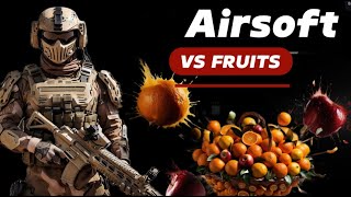 Airsoft GBBR amp AEG Showdown vs Fruits [upl. by Ailahk]