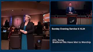 ASL Song  Brethren We Have Met to Worship [upl. by Netsirk]