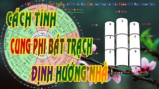 Cách Tính Cung Phi Bát Trạch Định Hướng Nhà [upl. by Sanalda]