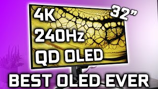 The Best 4K 240Hz OLED  ASUS PG32UCDM Review [upl. by Desireah]