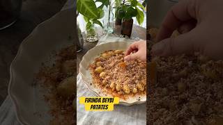 Fırında parmesanlı sarımsaklı beybi patates tarifi 🥔✍️ pratiktarifler growyourownfood [upl. by Akenahs]