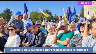 La Soroca Maia Sandu se lansează în campania electorală [upl. by Broderick600]