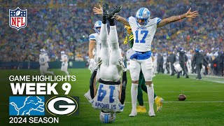 Detroit Lions vs Green Bay Packers  2024 Week 9 Game Highlights [upl. by Llen538]