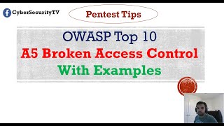 Broken Access Control  OWASP Top 10 [upl. by Esinrahs57]