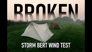 X Mid 2 verses MSR Elixir 2 in 40 mph winds  Storm Bert durstongear [upl. by Menis]