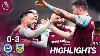 SUPER WIN  HIGHLIGHTS  Brighton v Burnley 202122 [upl. by Walczak709]