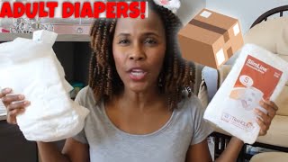 UNBOXING ADULT DIAPERS for Heavy LEAKAGE TRANQUILITY SlimLine DISPOSABLE Pant [upl. by Lrigybab242]