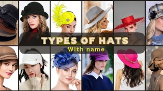 Types of hats 👒🎀✨hat hats hatstyle fashioncaps [upl. by Crocker]