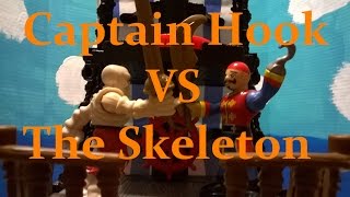 Imaginext Pirates Captain Hook VS The Skeleton [upl. by Ahsihat]