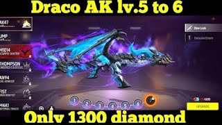 Blue Flame Draco Ak Return Again 🤯🤑  Draco Ak Upgrade l Level Up Evo Gun [upl. by Seniag446]