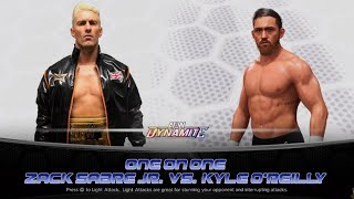 WWE 2K24  Zack Sabre Jr vs Kyle OReilly  AEW Match on AEW Dynamite  PS5 [upl. by Konstance]