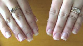 Adding strength to natural nails using wraps [upl. by Rafi]