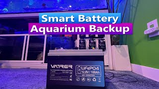 Smart Aquarium Backup Battery  VATRER POWER LifePo4 [upl. by Wain]