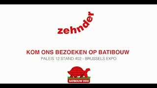 Zehnder Group Belgium op BATIBOUW 2018 [upl. by Ydisahc645]