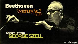 Beethoven  Symphony No2  Szell  Cleveland Orchestra [upl. by Sugna]