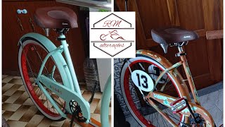 Beach cruiser custom rat paint [upl. by Corrie]