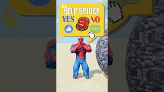 স্পাইডারম্যানের সাথে একি ঘটলো দেখুন😱spiderman hulkman [upl. by Camilia]