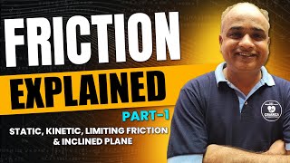 Friction Explained Part 1  Static Kinetic Limiting Friction amp Inclined Plane [upl. by Savior]