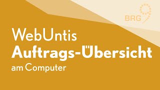 WebUntis Überblick  HausaufgabenAnsicht  BRG9 [upl. by Eremehc]