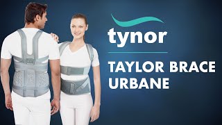 How to wear Tynor Taylor Brace Urbane full support amp immobilization of thoraciclumbarsacral spine [upl. by Boyer]