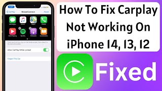 How To Fix Carplay Not Working On iPhone 14 14 Pro 14 Pro Max Solved [upl. by Celestine768]