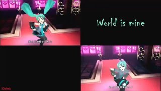 ワールドイズマイン Miku x Mikuo World is mine Project Diva 2nd HD [upl. by Chyou]