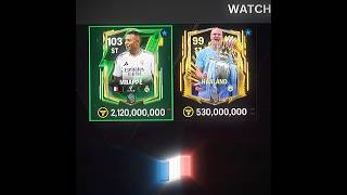 Mbappé x Haaland☠️ eafc25 fifa eafc24 eafcmobile fifamobile fifa shorts [upl. by Sarita574]