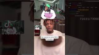 Juice WRLD cheese n dope juicewrld kaicenatfunnymoments rapmusic [upl. by Nnylirak603]