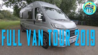 Fiat Ducato Custom Campervan  Full Van Tour [upl. by Mccowyn]