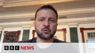 41 killed in Russian attack on Ukrainian city President Zelensky says  BBC News [upl. by Yrtsed]