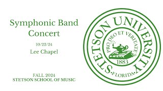 Symphonic Band Concert  Lee Chapel  101724 [upl. by Hiamerej]