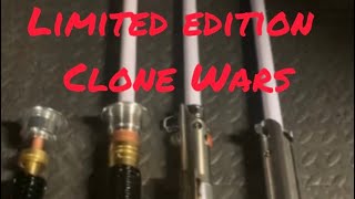 Limited Edition Clone Wars Lightsaber Set Legacy Galaxy’s Edge Star Wars Ahsoka Anakin Obiwan [upl. by Zeidman]