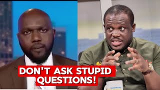 CNN Journalist BLASTED on Live TV For Asking Stupid Questions by Ghanian Politician Sam George [upl. by Emmuela]