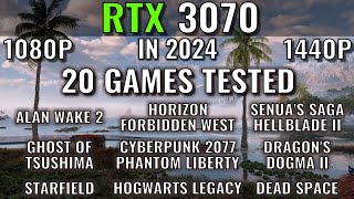 RTX 3070 in 2024  20 Games Tested  1440p 1080p [upl. by Aiuqenehs617]