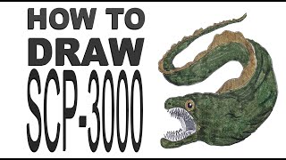 How to draw SCP3000 Anantashesha [upl. by Itnahs]