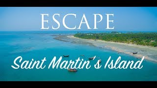 Saint Martins Island Bangladesh HD  Aerial Compilation [upl. by Navada]