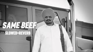 Same Beef Slowed  Reverb Sidhu Moose Wala [upl. by Matta]