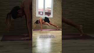 Arm balance poses Hurdler pose ekapadakoundinyasana armbalance yogatips yogapractice shorts [upl. by Given]