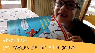 Apprendre les tables de multiplication en 4 jours [upl. by Eissat]