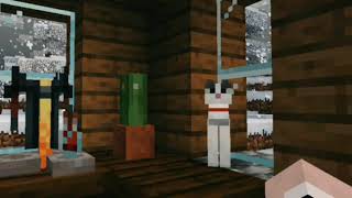 Kirari Futari by Mamerico but its Minecraft and its snowing outside [upl. by Aseena]