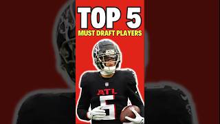 Top 5 MUST DRAFT Players for YOUR 2023 Fantasy Football Drafts 🔥 [upl. by Gibbie]