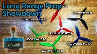 Prop Testing for Long Range Drones  Which prop is most efficient [upl. by Templeton]