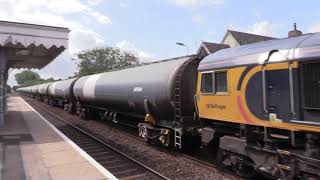 66706 Nene Valley Railway powers through Salhouse with empty North Walsham tanks [upl. by Aelyk]