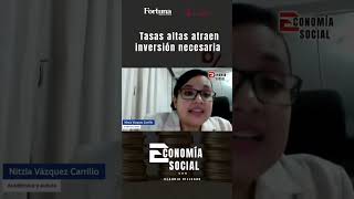 EconomíaSocial  Tasas altas atraen inversión necesaria Entrevista con la Dra Nitzia Carrillo [upl. by Ayna]